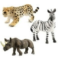 thumbnail image 3 of Artificial Lifelike Wild Life Forest Figure Toy Set Plastic Wildlife Ornament Model Children Holiday Gift, 3 of 9