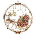thumbnail image 3 of Diamond Art Kits for Adults, Diamond Paintings Christmas Ornaments, Diy Christmas Wreath Kit for Xmas Tree, Home Door, Window and Wall Decor, 3 of 6
