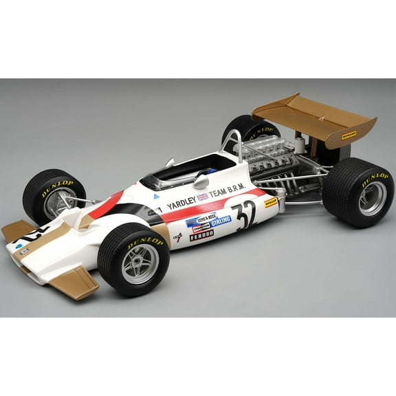 BRM P153 #32 Formula One F1 "United States GP" (1970) "Mythos Series" Limited Edition to 45 pieces 1/18 Model Car by Tecnomodel