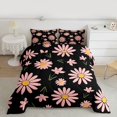 thumbnail image 2 of Homewish Kawaii Groovy Girls Bedding Comforter Set, Rustic Farmhouse Flower Twin Comforter Sets, Dreamy Pink Daisy Reversible Bedding Set, Breathable Home Decor, 2-Piece, 2 of 8
