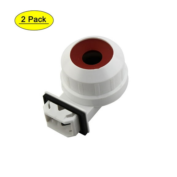 Plastic T5 End Cap Tube Water Resistant Lamp Base Socket Light Holder Bulb 2 Pcs