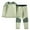 Green, variant on KYAIGUO Toddler Boys Winter Thermal Underwear Set 2PCS Kids Girls Base Layer Ultra Soft Long Johns Sets