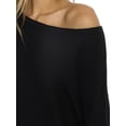 thumbnail image 4 of Mills by Millie Bobby Brown Women's Off The Shoulder Pullover, Sizes XXS- XXL, 4 of 5