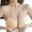 Beige, variant on Women's Front Close Seamless Unlined Bra No Underwire Full Coverage Comfort Support T Back Design Plus Size Large Bust