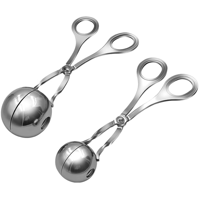 SWETRACE 2Ud Utensilio De Acero Inoxidable Para Bolas De Carne, Y Arroz Eficiente