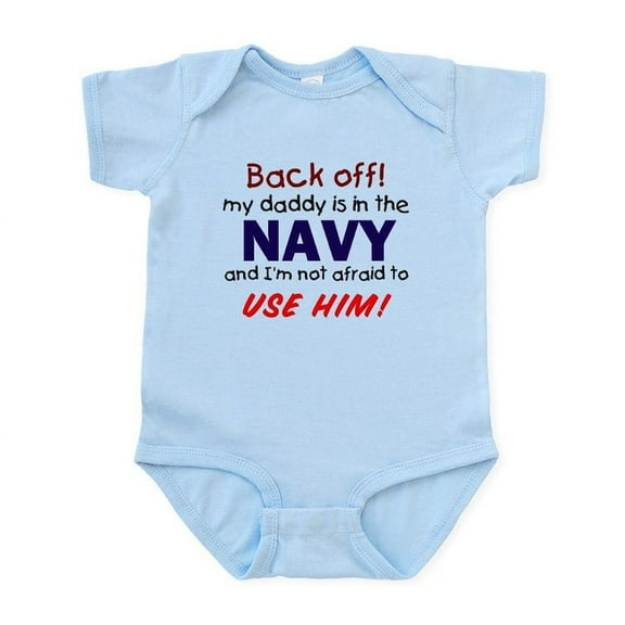 CafePress - Navy Daddy Infant Bodysuit - Baby Light Bodysuit, Size Newborn - 24 Months