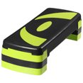 thumbnail image 3 of Zeny 30" Aerobic Stepper Adjust 4"-6"-8" Indoor Cardio Step Fitness Exercise With Risers Yellow-Green, 3 of 8