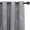 Grey-Silver, variant on Alishomtll Dark Gray Blackout Curtains for Living Room ,Modern Metallic Silver Wave Pattern Bedroom Thermal Insulated Drapes ,2 Panel Set,52"x63"
