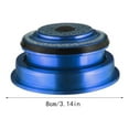 thumbnail image 4 of Soidarity VIARON Bike Bearing Auriculares Bicicleta Aleación de aluminio Rodamientos Alta dureza Ciclismo Azul 44x56mm, 4 of 6