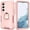 Rosegold, variant on SaniMore for Samsung Galaxy S23 FE Magnetic Case, Rugged PC & TPU Bumpers with Car Mount & Ring Kickstand Heavy Duty Full Body Protective Case for Women Men, Mint