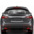 thumbnail image 5 of Car Clear Rear Bumper Reflector Lamp LED Tail Brake Light for Juke Quest Sentra FX35 265605C000, 5 of 5