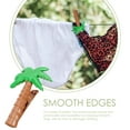 thumbnail image 5 of 2pcs Palm Tree Shaped Beach Towel Clips Holders Lounge Chair Towel Secure Clips, 5 of 5