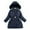 Navy, variant on Mercatoo Girls Long Puffer Jacket Winter Coat with Removable Hood, Kids Warm Insulated Parka Outwear Coats for Cold Weather