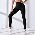 thumbnail image 3 of Karoyedx Women's Yoga Pants Women High-Waisted Stretchy Leggings- Workout Trousers for Yoga Casual Wear Black Size,S, 3 of 6