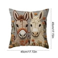 thumbnail image 3 of Throw Pillows for Couch, Cute Quadruped Patterns Cushion Cover Soft Throw Pillowcase Removable And Washable Pillowcase For Sofa And Chair Ideal Choice For Summer Sofa And Bedroom Decor, 3 of 6
