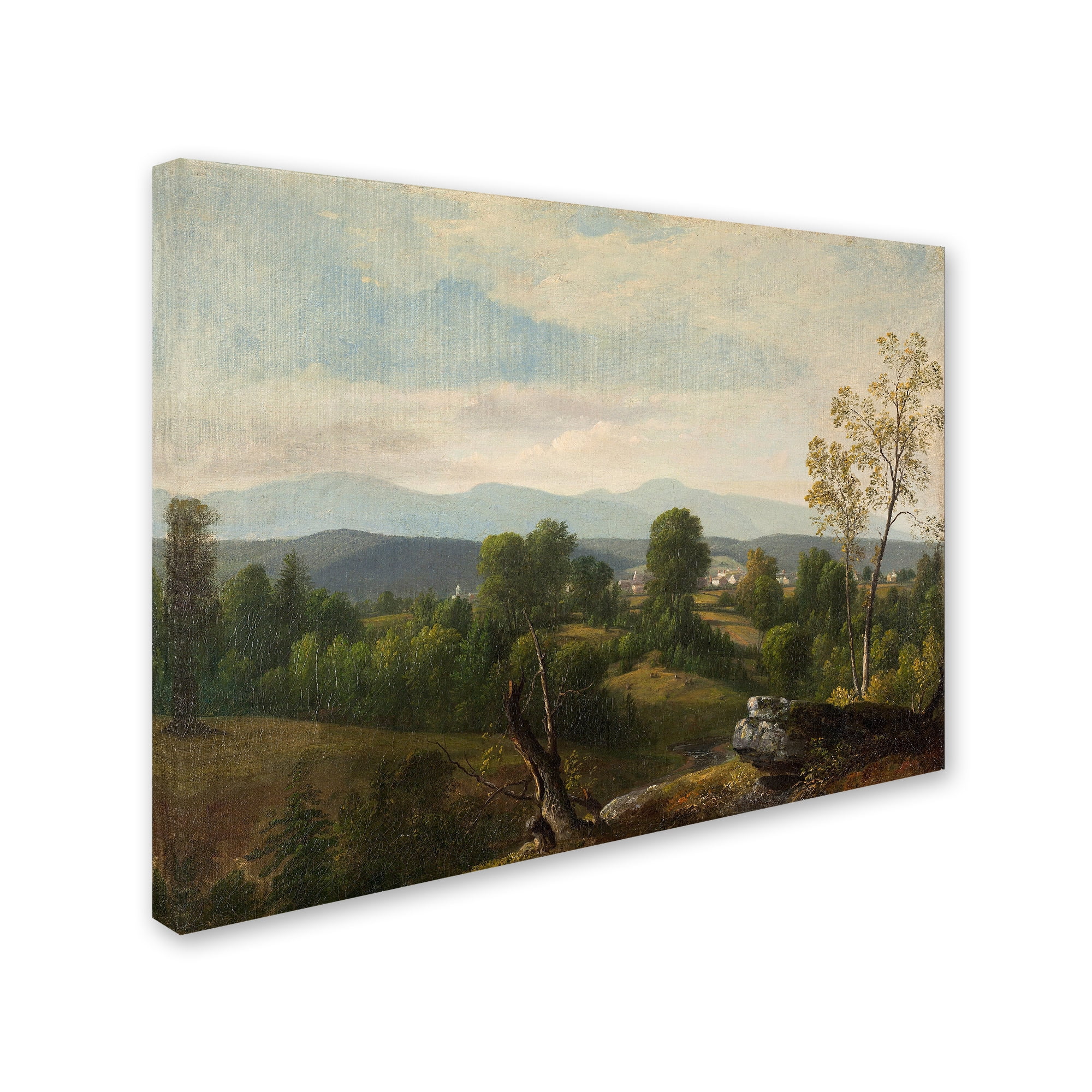 Durand 'A View Of The Valley' Canvas Art