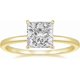 thumbnail image 1 of Anillos de compromiso de plata de ley 925 de 2 quilates, circonita cúbica de corte princesa, anillos de promesa de boda para mujer, tallas 3-11, 1 of 7