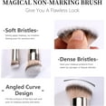 thumbnail image 4 of Under Eye Concealer Brush & Foundation Brush for Liquid Makeup, 2PCS Dense Synthetic Angled Kabuki Blending Makeup Brush, for Liquid, Cream and Setting Powder, 4 of 6