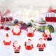 thumbnail image 4 of Wmhnj Set de 7 mini figuras de Pap Noel, decoraciones navideñas de resina para bolas de nieve, casas de muñecas y decoraciones festivas de mesa., 4 of 9