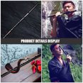 thumbnail image 3 of Minkissy Black Bamboo Flute for Beginners Durable Instrument with Polished Sound Holes for Playing Use 29.5 Inches, 3 of 8