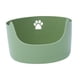thumbnail image 2 of Bandeja de arena para mascotas con parte superior abierta y laterales altos, orinal portátil para gatos de gran espacio Verde, 2 of 9