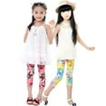 thumbnail image 2 of YTDSCS Toddler Kids Spring Summer Leggings for Girls Printed Seven Pants 3-8 Years Spring Summer Thin Leggings for Girls, 2 of 9