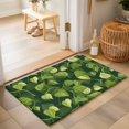 thumbnail image 2 of Entryway Rug 2'x3', Green Leaves Kitchen Runner Rugs Non-Slip Carpet Mats, Spring Abstract Retro Pastoral Plants Bedside Rugs Runners Washable Floor Carpet for Bathroom Laundry Room, 2 of 8