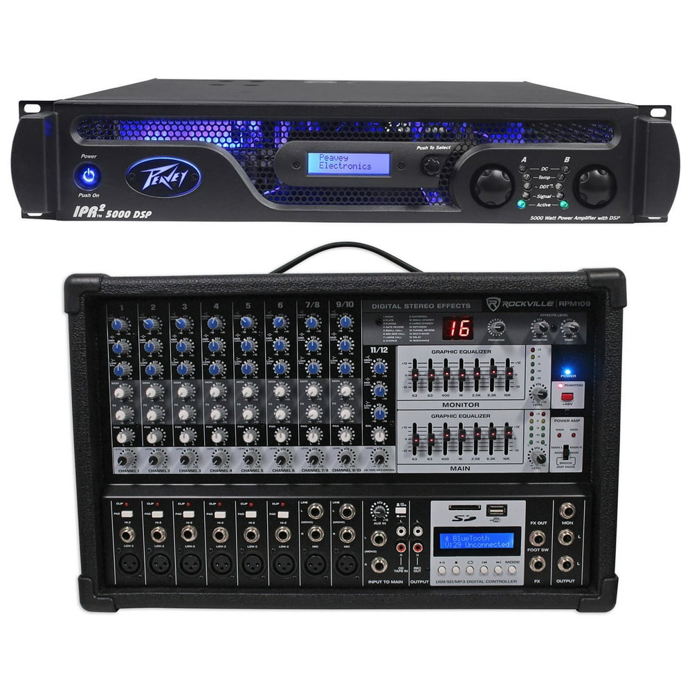 Peavey IPR2 5000 DSP 5,050 Watt Power Amp w/EQ, Crossover, Delay