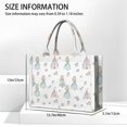 thumbnail image 3 of Large Capacity Tote Bag,Princess Castle Flower Pattern Handbag Fashion Luxury Tote Bag,15.7"x13"x 5.1" Inches,Laptop Compatible, 3 of 6