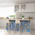thumbnail image 6 of Mi Alma Spanish Blue Orange Tile Stickers - Removable Vinyl 4x4, 24 pcs, 6 of 10