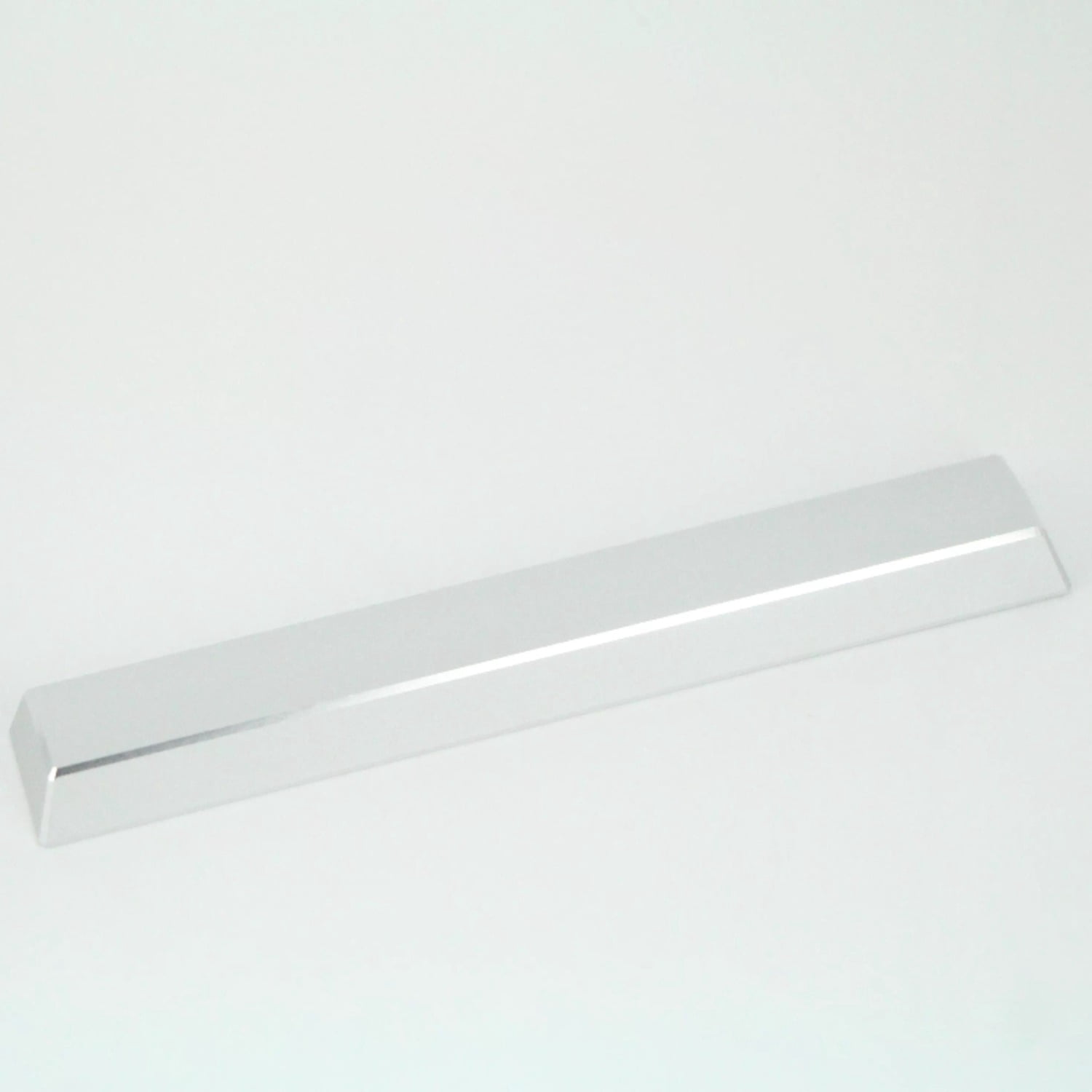 Aluminum Alloy Spacebar Keycap, 6.25u Polished Edge Split Space Key for Custom Mechanical Keyboard Keycap
