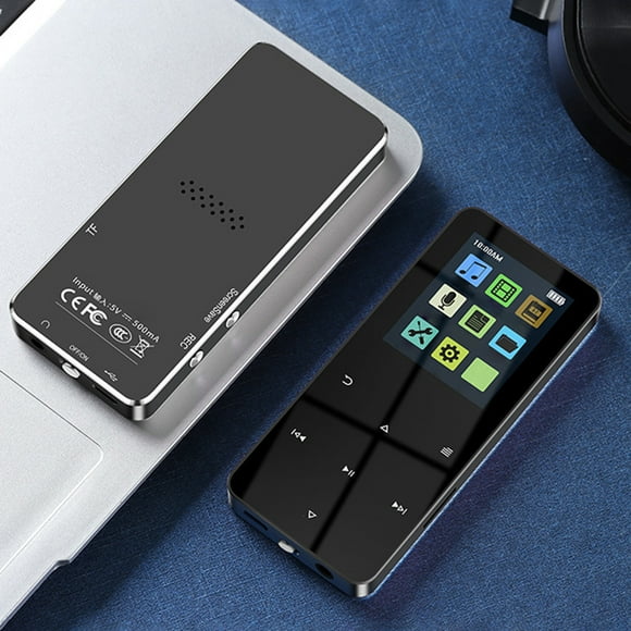 Peggybuy TFT Touch Bluetooth-compatible MP3 MP4 Player FM Video Walkman (Black No Card)