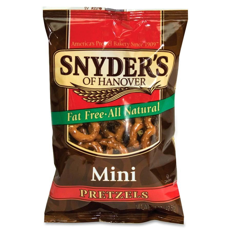 Snyder's, SNY40652, of Hanover Fat Free Mini Pretzels, 30 / Box