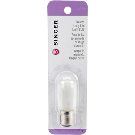 120v 15w bulb frosted push singer base light long