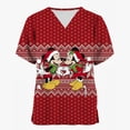 thumbnail image 4 of Disney-uniforme médico de Mickey Mouse para mujer, accesorios de enfermera esmerilados, ropa de trabajo para Hospital Clínica Dental, Feliz Navidad, 4 of 5