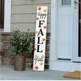 thumbnail image 2 of My Word! Happy Fall Y'all Porch Board Welcome Sign & Porch Leaner for Front Porch Deck Patio or Wall - Indoor Outdoor Farmhouse Rustic Vertical Home Decor 8"x46.5", 2 of 5