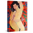thumbnail image 3 of Marmont Hill "Figure on Tapestry" by Wayne Ensrud Painting Print on Wrapped Canvas, 3 of 5