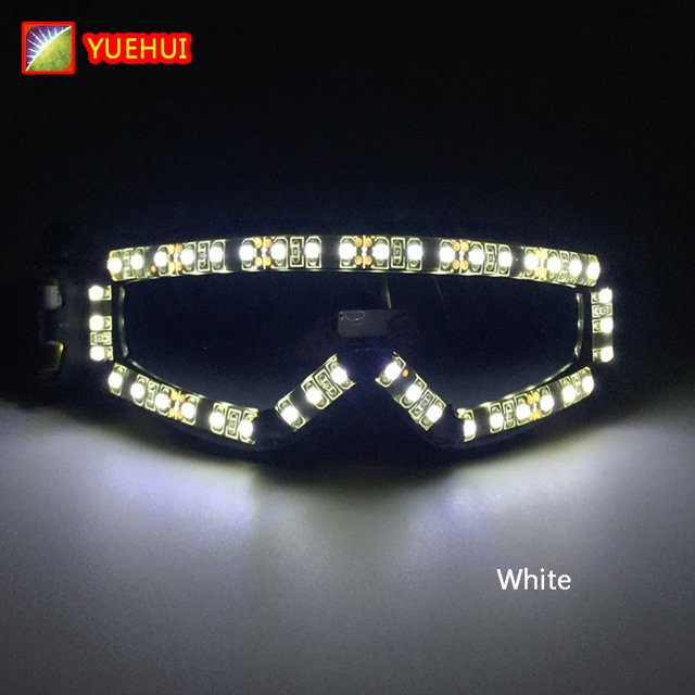 Guantes brillantes LED para decoración de discoteca, guantes luminosos de neón, luces fluorescentes para fiestas, accesorios para actuación en escenario, recién llegado