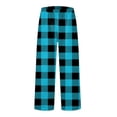 thumbnail image 4 of NOLDARES Womens Pajama Pants Soft Fuzzy Pajama Bottoms for Women Cozy Pj Fleece Lounge Pants(Z5-Sky Blue,XL), 4 of 5