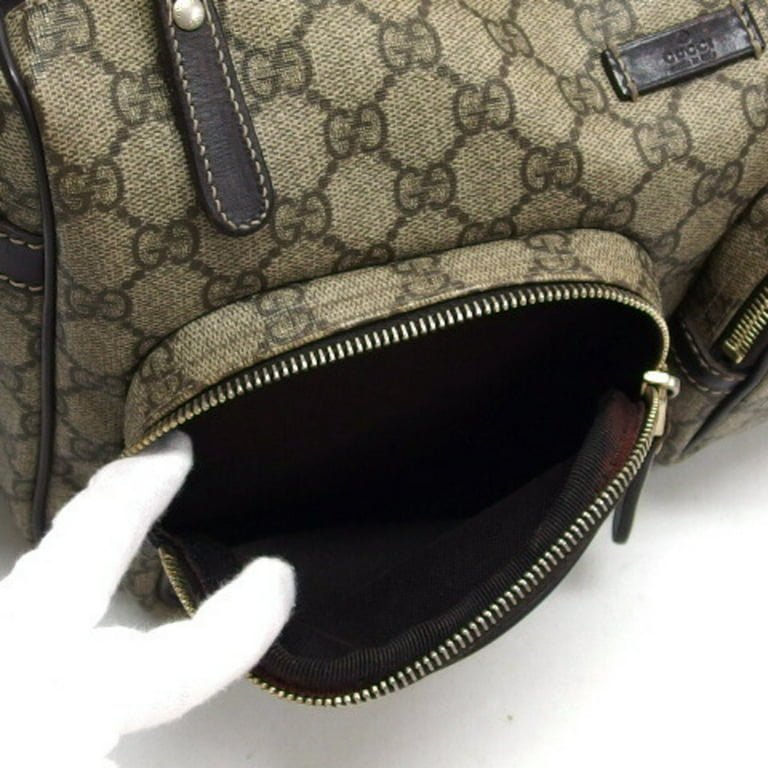 Gucci black Medium GG Supreme Cabin Suitcase (64cm)