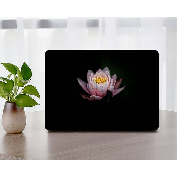 KSK KAISHEK Protective Case Hard Cover Compatible with MacBook Air 13.6" m2( Touch ID, 2022.0) + Black Keyboard Cover Model A2681, Type C Pink series 0483