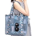 thumbnail image 3 of CNKOO Mesh Beach Tote Bag With Side Pocket Quick Dry Large Toiletry Bath Organizer, 3 of 11