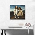 thumbnail image 2 of ARTCANVAS Portrait Of Alfred And Elisabeth Dedreux Canvas Art Print by Theodore Gericault - Size: 18" x 18" (0.75" Deep), 2 of 9