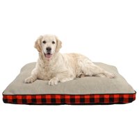 Holiday Time 32" x 42" XLG Deluxe Gusseted Pet Bed - Red