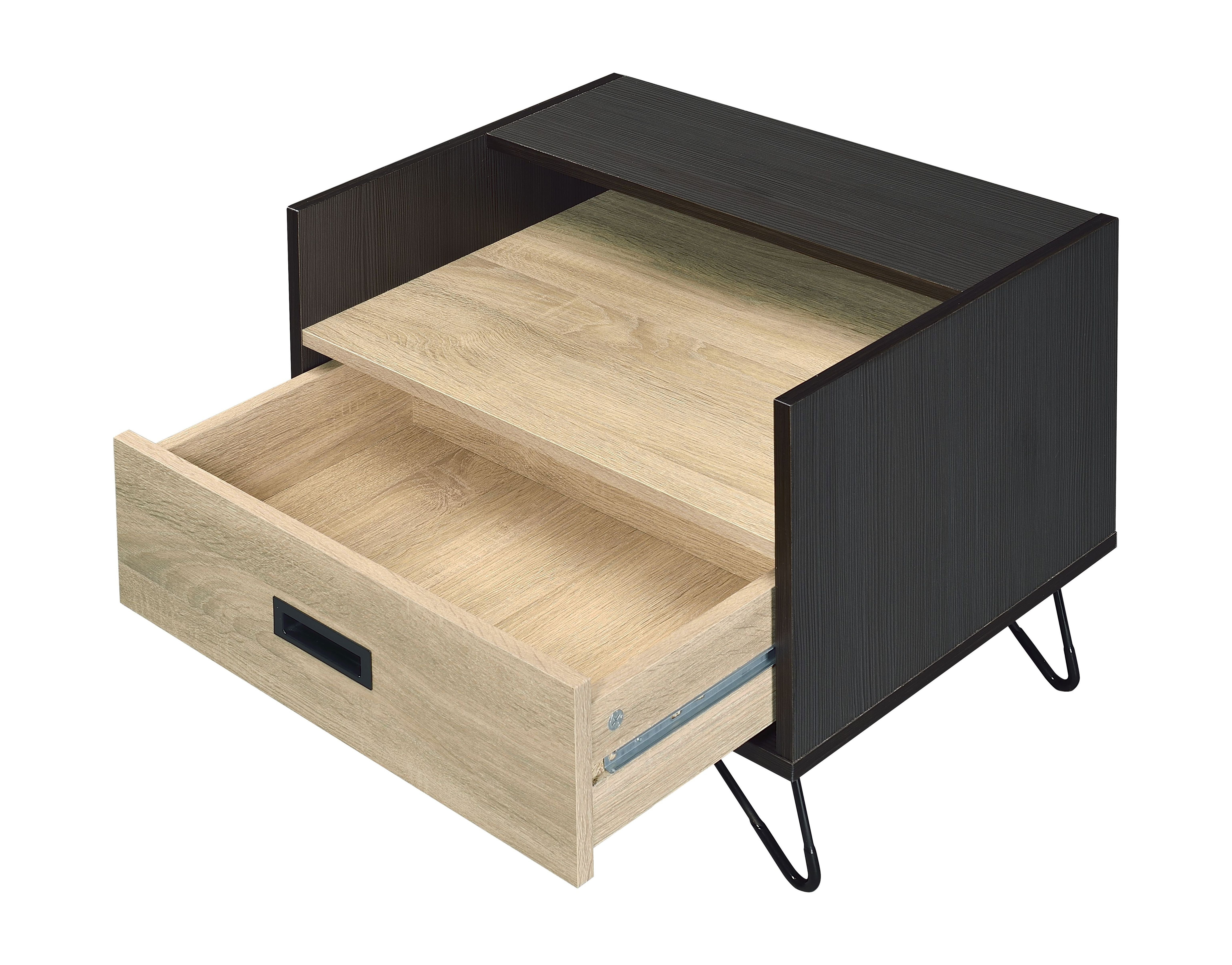 Accent Table with Display & Utility Function