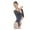 Dark Blue, variant on Ballet Leotards for Women Dance Wear Female Half Mesh Sleeve Gymnastics Leotards Bodysuit Adult Backless Yoga Clothes
