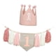 thumbnail image 3 of Banner de silla alta para 1.er cumpleaños, accesorios para fotomatón, decoración para 1.er cumpleaños de niños rosa, 3 of 9
