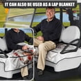 thumbnail image 5 of Whosucclay Elastic Golf Cart Seat Cover for Camping Winter, Breathable Anti-Scratch Golf Cart Seat Protector, Dog Football Flag, 5 of 6