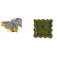 thumbnail image 1 of Manta De Punto Cuadrada, Reloj De Pared A Rayas, Suave, Cálida, Decoración De Granja, Adorno Silencioso Y Preciso, Regalo Para Dormitorio, Sofá, Cama, Silla, Baño, Aula, Cocina, Estudio, 1 of 8