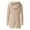 Beige, variant on Dyfzdhu Bodysuits for Women Solid Color Hooded Long Sleeved Plush Jumpsuit Grey